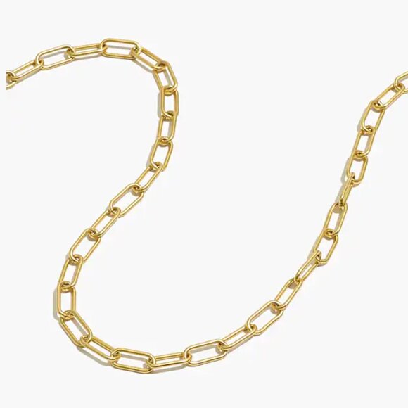 Convertible Medium Paperclip Chain Necklace - Picture 2 of 4